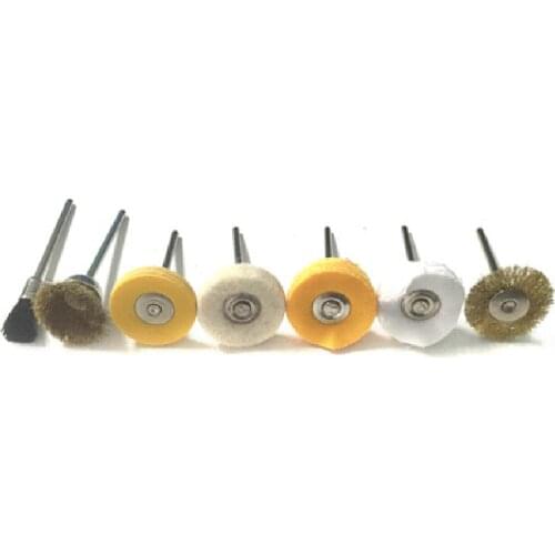 Jewelry Tools Wire Brush Polishing Head Wood Carving Deburring Metal Derusting Jade Jewelry