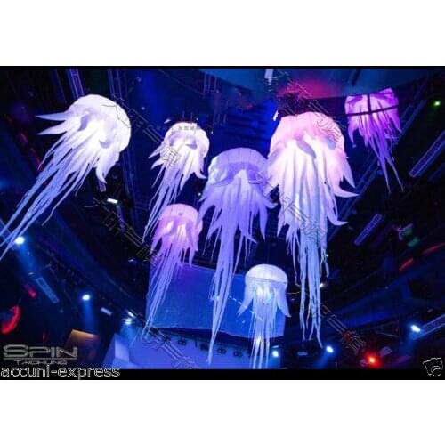 2.5m Hot Sell Glow Inflatable Medusa Jellyfish Balloon with Led Light