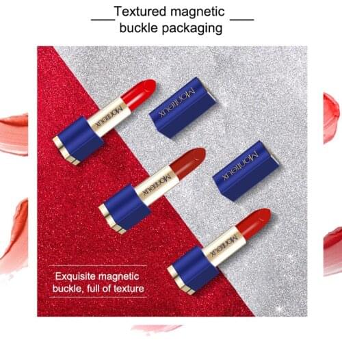 3 Color Sexy Red Lips Matte Velvet Lipstick Pencil Cosmetic Long Lasting Lip Tint Pigment Makeup Brown Matte Lip Stick TSLM1