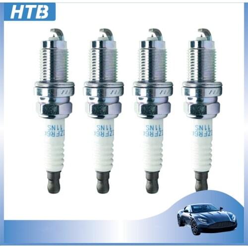 4 PCS 12290-R62-H01 Iridium Power Spark Plug IZFR6K-11NS For Honda Civic 1.8L Acura CSX 2.0L CRV IZFR6K11NS 12290R62H01