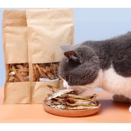 50g Dog Chews Toys Supplies Leather Fishhide Bone Molar Teeth Clean Stick Food Dried Fish Treats Dogs Bones Cat Accessories Toys