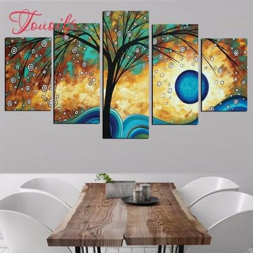 5d 5ps Lucky Tree Abstract 5d diamond painting crystal 5d diamond embroidery spuare&round crystal painting cross stitchsets