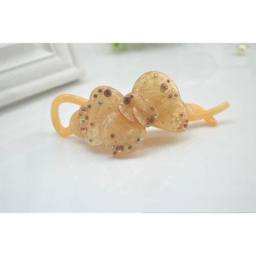 Shine Crystal Rhinestone Petal Tuck Comb Flower Pin Hair Clip for Girls Hair Dressing