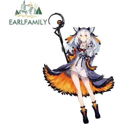 EARLFAMILY 13cm x 10.7cm for Magic Girl Decal Anime Waterproof Motorcycle Decoration Snowboard Camper Scratch-proof Car Stickers