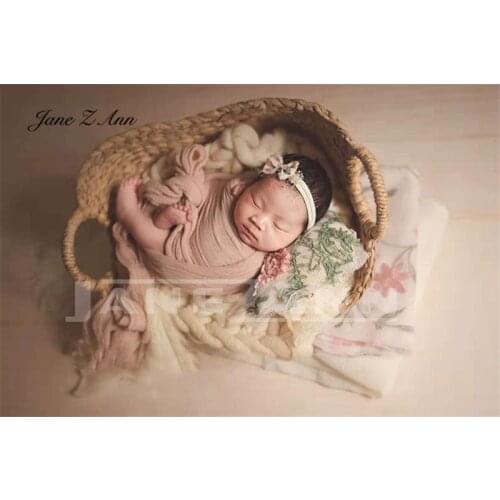 Jane Z Ann Flower vine pillow pretty Mori baby photography props newborn photography props