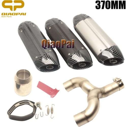 Motorycle Exhaust 370MM Muffler Escape Moto DB Killer Tube Silencer for Benelli 600 BN600 BJ600 Benelli600 Full Exhaust System