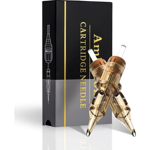 Ambition Level A Disposable Tattoo Cartridges Needles Round Shade 20pcs RS #12 0.35mm Taper for Tattoo Pen Cartridge Grip