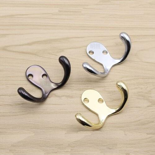 Clothes Hooks Creative White Coat Wall Hanging HooK Bathroom Indoor Bathroom Indoor Double Black Row Hooks Black
