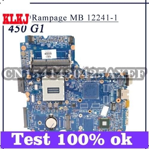 KLKJ 12241-1 Laptop Motherboard For HP ProBook 450 G1 Original Mainboard HM87 UMA 734085-601