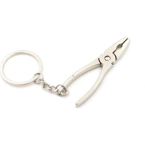 Mini Vise Tool Keyring Pliers Tool Key Chain Metal Creative Tool Ring Keyring Events Keychain Gift Car Accessories Bag Charm