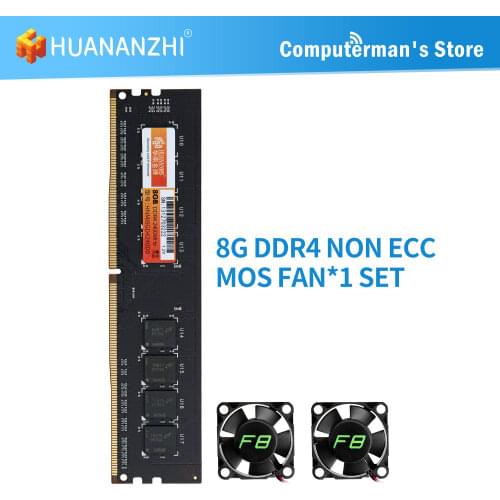 HUANANZHI F8 MOS FAN huananzhi ram DDR4 8GB memoria ram 2400MHZ NON ECC Desktop memory