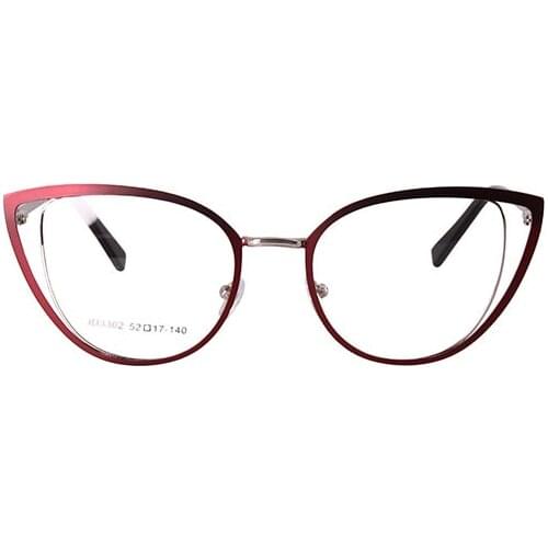 Cat Eye Simple Metal Glasses Frames Men Women Optical Fashion Computer Glasses JD3302