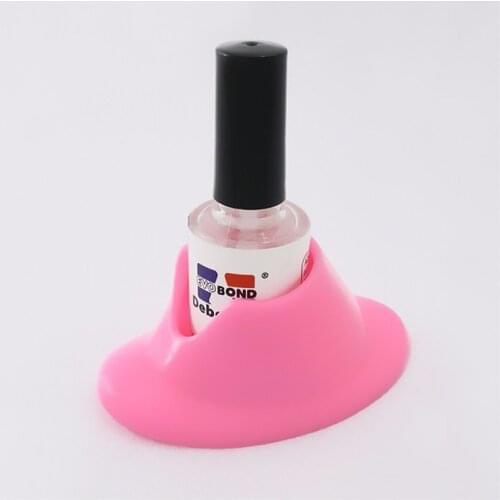 1pcs Professional Spill Proof Wearable Nail Gel Polish Holder Stand Finger Manicure Acrylic Nail Art Display Tools