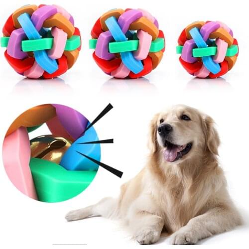 Rubber Dog Biting Ball Soft Pet Molar Elastic Dog Chew Toy Pet Fetch Throw Ball Toys Interactive Pet Training Toys Dog Sound Toy