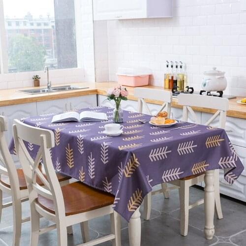 Europe style geometric waterproof Tablecloth house restaurant wedding home decoration Picnic mat on the table round gift friend