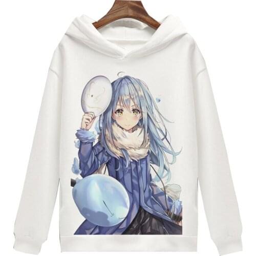 That Time I Got Reincarnated as a Slime Cosplay Hoodie Rimuru Tempest Hoodies Winter Autumn Fleece Sweatshirts Pullover Costume