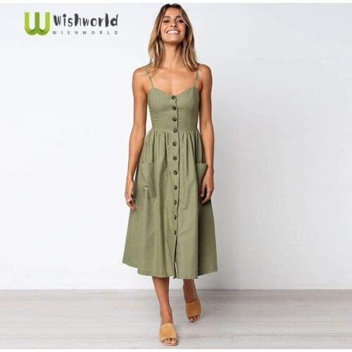 Wishworld Casual Summer Dresses
