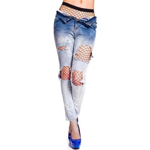 Women Hollow Out Sexy Pantyhose Black Mesh Stocking Jeans Stretch Bottoming Stocking Fishnet Stockings Tights Club Party Hosiery