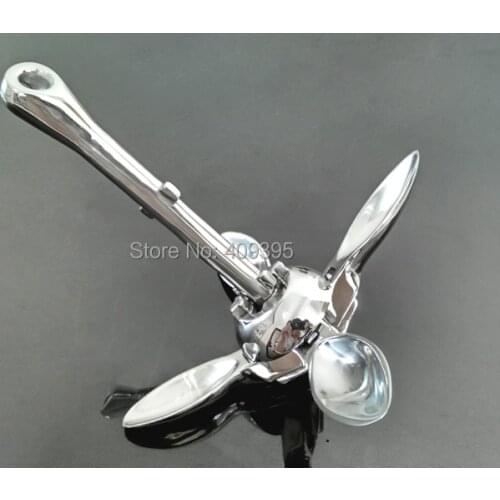 1pc 0.7kg Stainless steel 316 No Rust inflatable boat anchor Marin anchor Free shipping