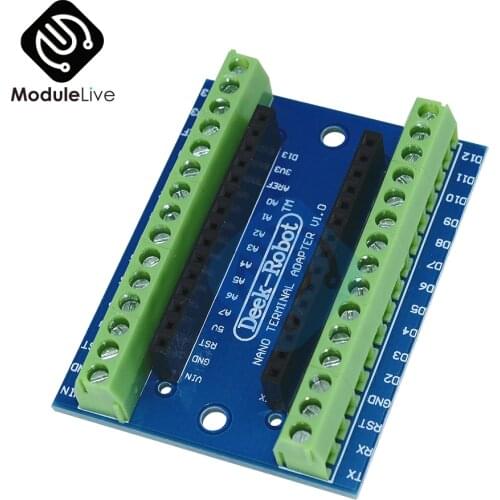 1Pcs Standard Terminal Adapter Board for Arduino Nano V3.0 AVR ATMEGA328P ATMEGA328P-AU Module 100% Original