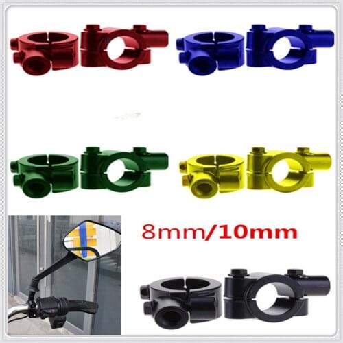 2Pc colorful Motorcycle Rear View Mirrors Holder Adapter for KTM Bajaj PulsaR 200 NS 1190 AdventuRe R 1050 RC8 Duke