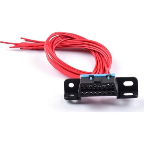 Automotive Assembled OBD2 16Pin Female Connector for OBDii car Diagnostic Plug Female J1962F for VW GM