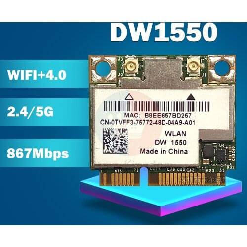 BCM94352HMB DW1550 BCM94352 802.11 / ac 867Mbps wifi semi-mini PCI-E wireless card with Bluetooth