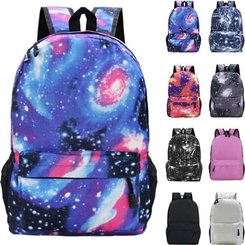 New Large Schoolbag Cute Student School Backpack Starry Sky Travel Backpack Large Capacity For Teenager Men Women Kid School Bag