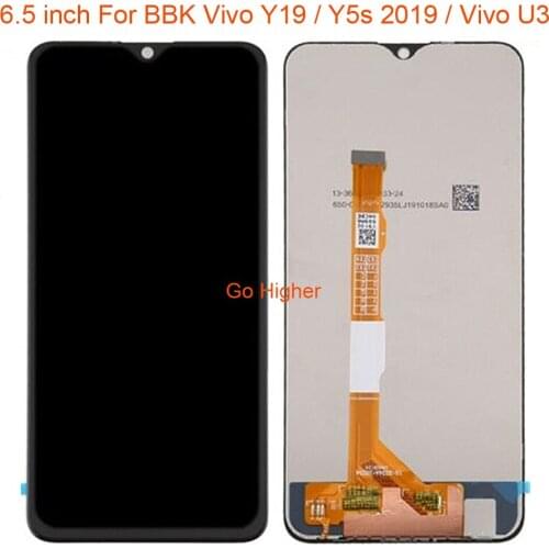 Black 6.5 inch For BBK Vivo Y19 2019 / Vivo Y5s 2019 / Vivo U3 LCD Display Touch Screen Digitizer Assembly