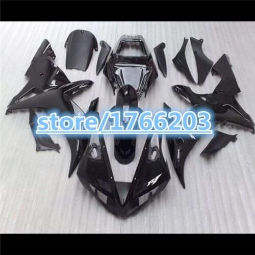 Black for YZF-R1 02-03 YZF R1 2002-2003 YZFR1 YZF 1000 YZF1000 YZF-1000 02 03 2002 2003 Full Fairing Kit BBF