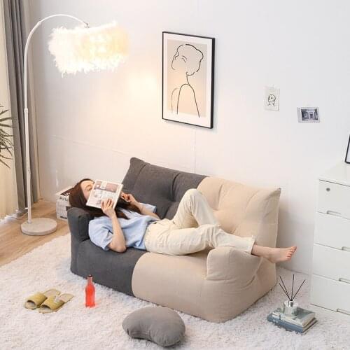 Lazy sofa double bedroom small sofa net red small family-type casual balcony dormitory bean bag sofa small living room sofa