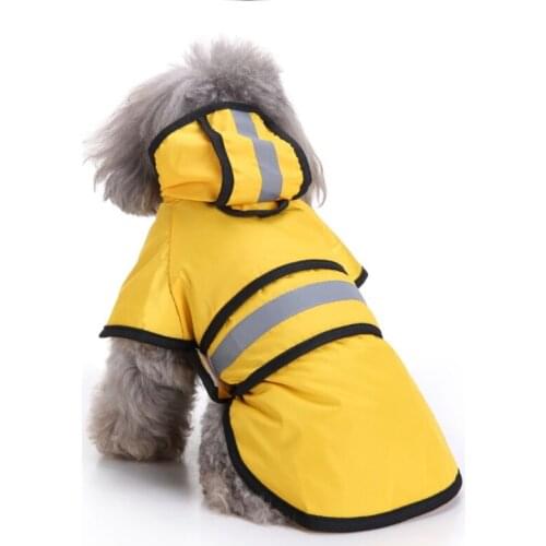 Pet Dog Raincoat Hot Sale Large and Medium-sized Dog Golden Retriever Pet Raincoat Multicolor Reflective Dog Clothes Raincoat