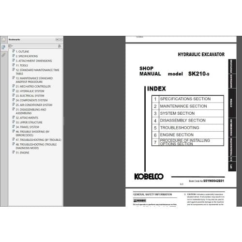 Kobelco Construction Machinery New Models Service Manuals DVD[2019]13.3GB
