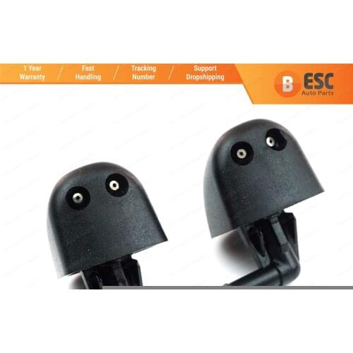 ESP529 2 Pieces Front Windscreen Water Washer Nozzle Spray Jets 7700823915 for Renault Trafic Laguna 1 Kangoo Vivaro Primastar