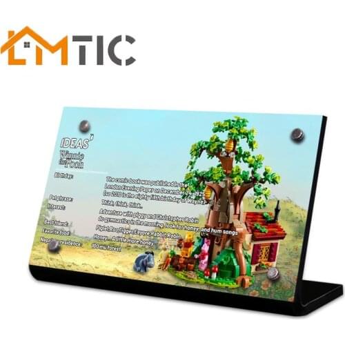 Acrylic Display Stand Brand Suitable For 21326 Model ideas' Winnie The Pooh Building Blocks Bricks Childrens Toys Gift