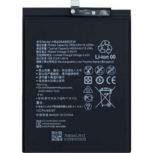 HB426489EEW 4000mAh / 15.4Wh battery for Huawei Enjoy 10S Y8P 2020 P Smart S