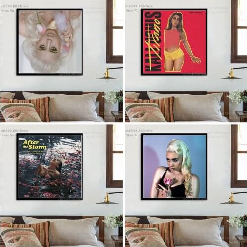 Kali Uchis Poster Rapper Singer Music Album After The Storm Isolation Time Canvas Painting Wall Art Poster and Print Home Decor