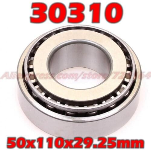 50x110x29.25 mm Tapered Roller Bearings 30310 7310E HR30310J 30310JR 30310A E30310J 30310VC12 30310U 30310E 50*110*29.25