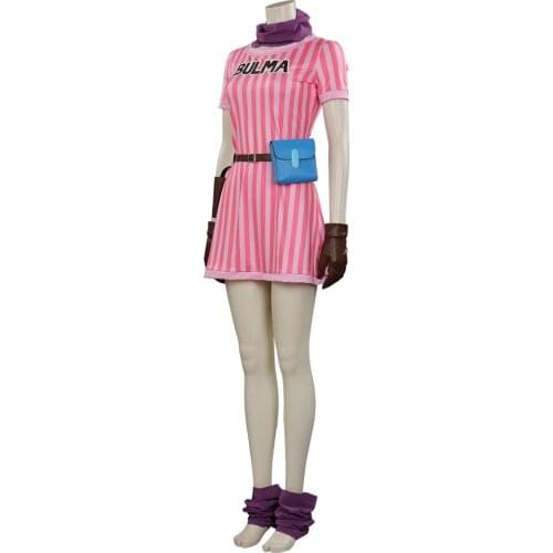 Anime Bulma Cosplay Costume Outfits Halloween Carnival Suit