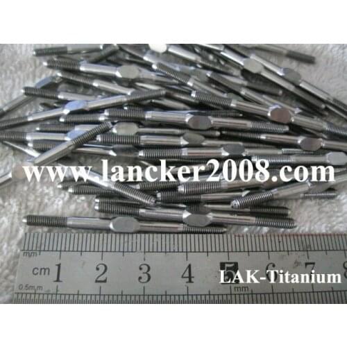 M3x50 Gr5 Titanium alloy steering thread rod/turnbukle serian