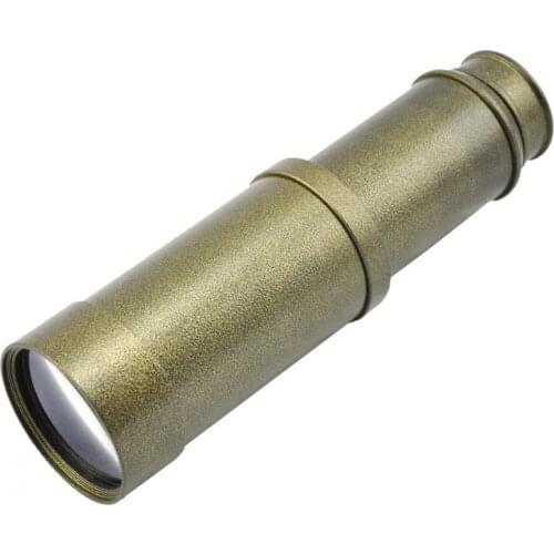 Visionking 10x50 Metal Body Monocular Telescope BAK4 Prism Military Hunting Spyglass Bright Clear Telescopic Mirror Phone Holder
