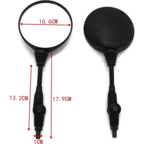 Motorcycle Mirrors Racing Sport Bike Rear View Mirror For Yamaha TT-R250 TDR125 TDR250 TDM850 TT600 XT350 RD350LC TW125 TW200