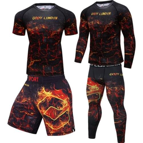 Mens Compression Garments, Sports Training Set For Exercise, Gym, Fitness, Running, Basketball, Suitable For Training