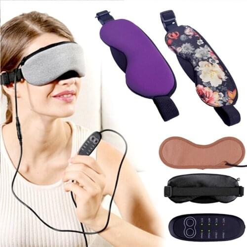 New Temperature Control Heat Steam Cotton Eye Mask Dry Tired Compress USB Hot Pads Eye Care Hot Fast Sleep Eye Mask