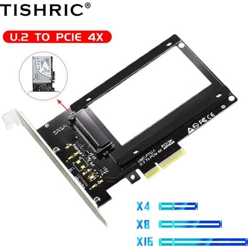 U.2 To PCI-E X4 Riser Card For 2.5 Inch SATA HDD PCI Express To U.2 Extension Adapter Board 400MB/S Hard Drive Converter Card
