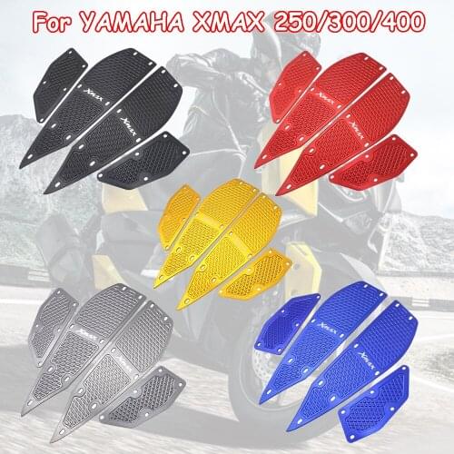 Motorcycle Footrest Pedals pedals CNC Footrest MATS Pedals Aluminum alloy reinforced foot pad For YAMAHA Xmax 300 XMAX300 17-18
