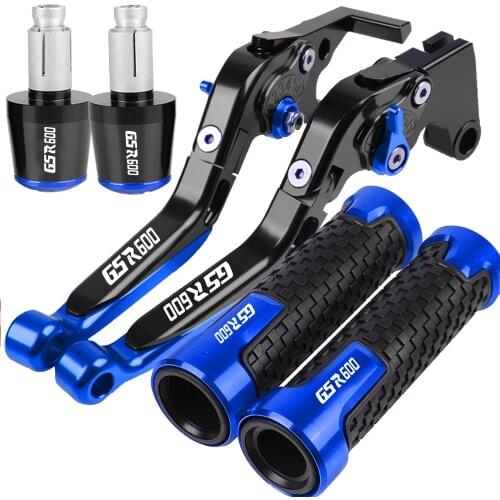 For SUZUKI GSR600 2006-2011 Motorcycle CNC Aluminum Brake Clutch Levers Handlebar Handle Grips Ends GSR 600 GSR-600 2010 2008 07