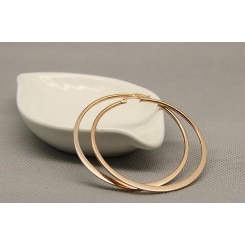 New Design Pendientes Mujer Hoop Earrings Stainless Steel Gold/Silver Color Circle Basketball Earring For Women Jewelry E020385