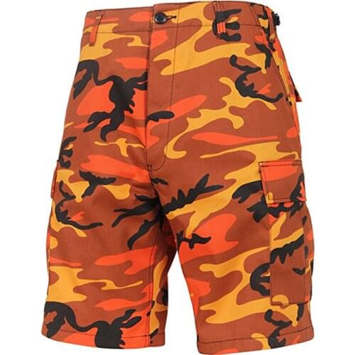 2020 New design 8 Color Available BDU Hip Hop cotton cargo board shorts men Clothing camouflage summer kanye west military short