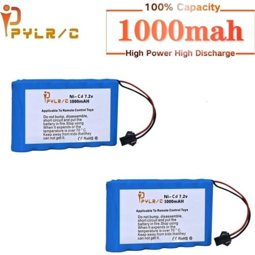 7.2v 1000mah Rechargeable Battery For Rc toys Cars Tanks Robots Gun AA NI-CD Battery 7.2v Battery Pack For Rc Boats With SM Plug